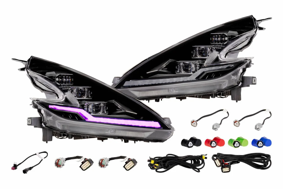 2009-2021 Nissan 370z XRGB EVO LED DRL Projector Headlights - Image 15