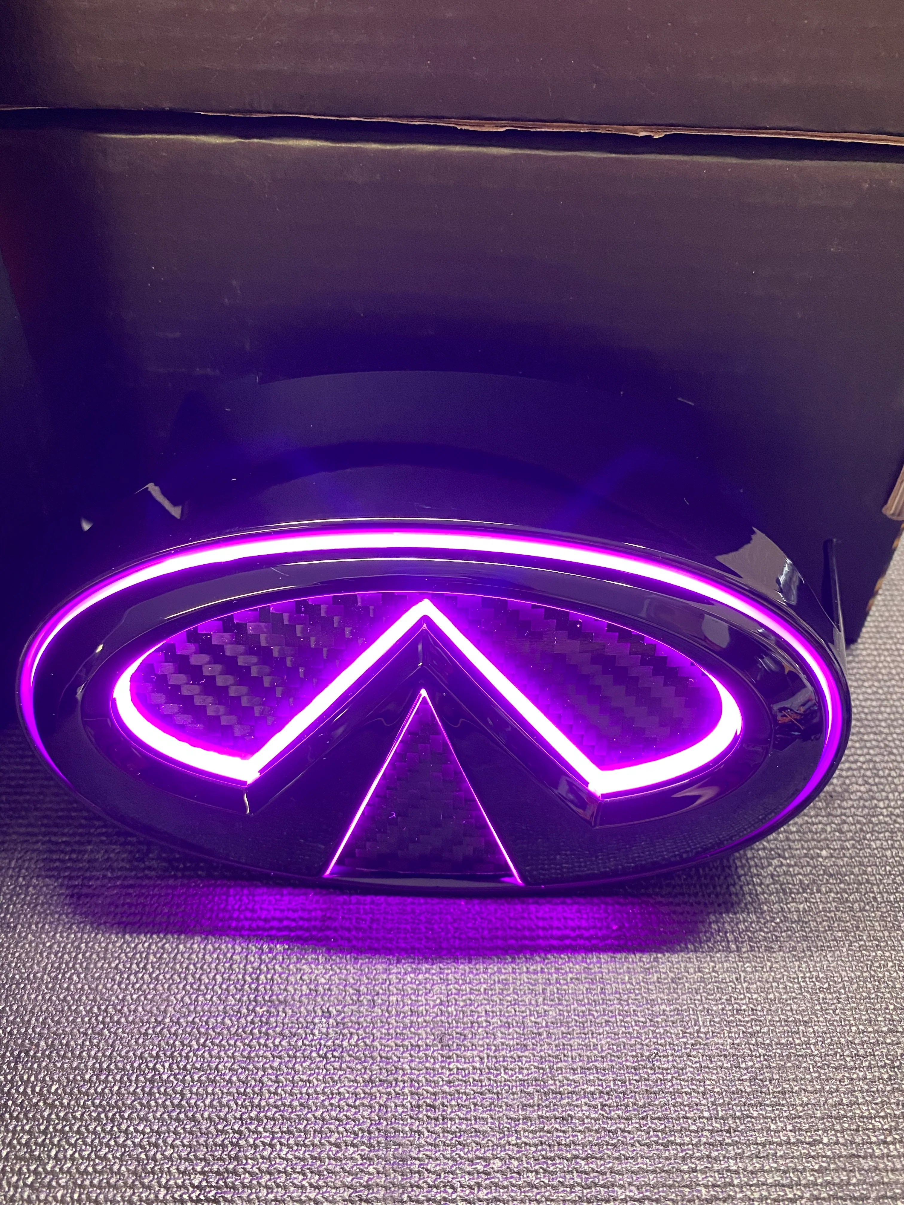 Infiniti G37 Sedan Color Changing RGB Flow LED Badge Grill Emblem - Image 14