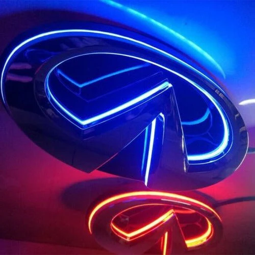 Infiniti G37 Sedan Color Changing RGB Flow LED Badge Grill Emblem - Image 25