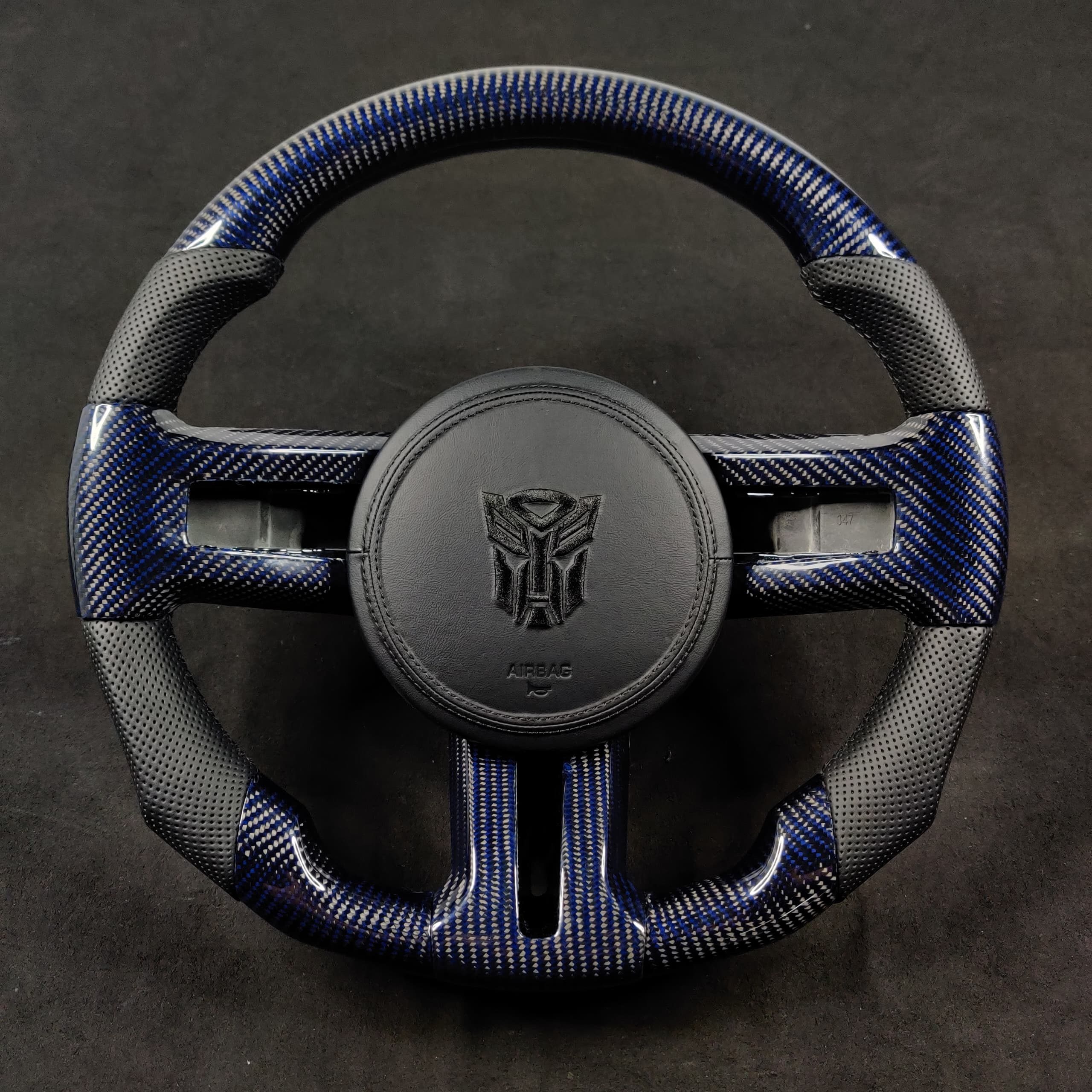 2005-2014 Ford Mustang Carbon Fiber Steering Wheel - Image 14