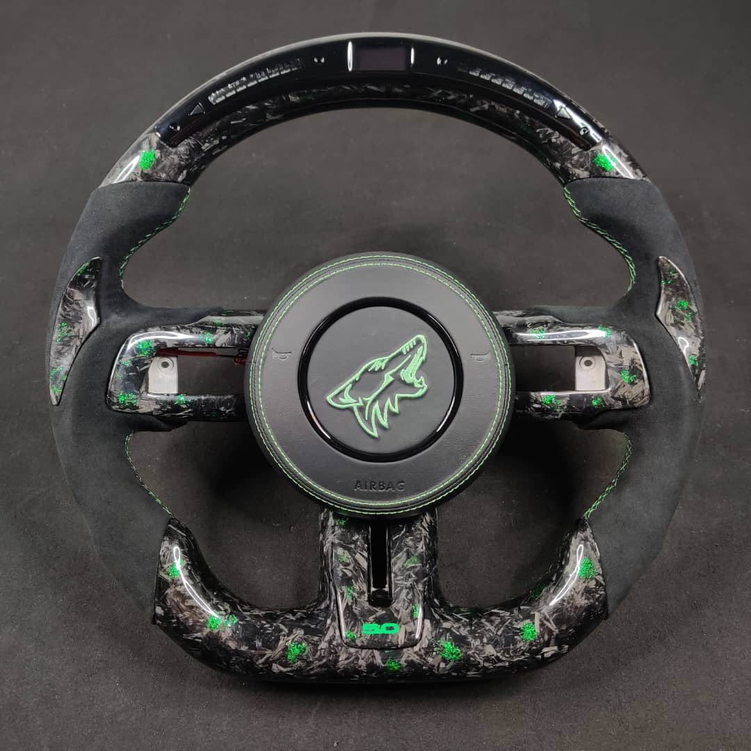 2015-2023 Ford Mustang Carbon Fiber Steering Wheel - Image 14