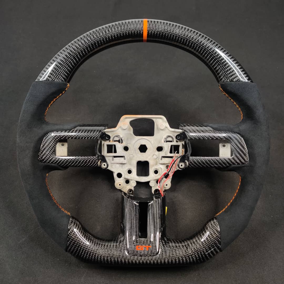 2015-2023 Ford Mustang Carbon Fiber Steering Wheel - Image 54
