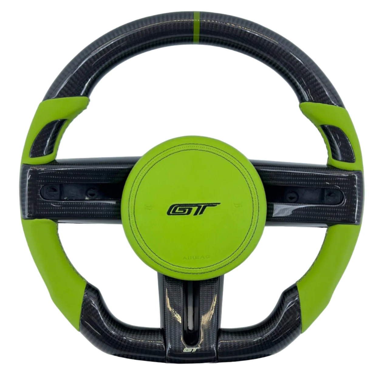 2005-2014 Ford Mustang Carbon Fiber Steering Wheel - Image 6