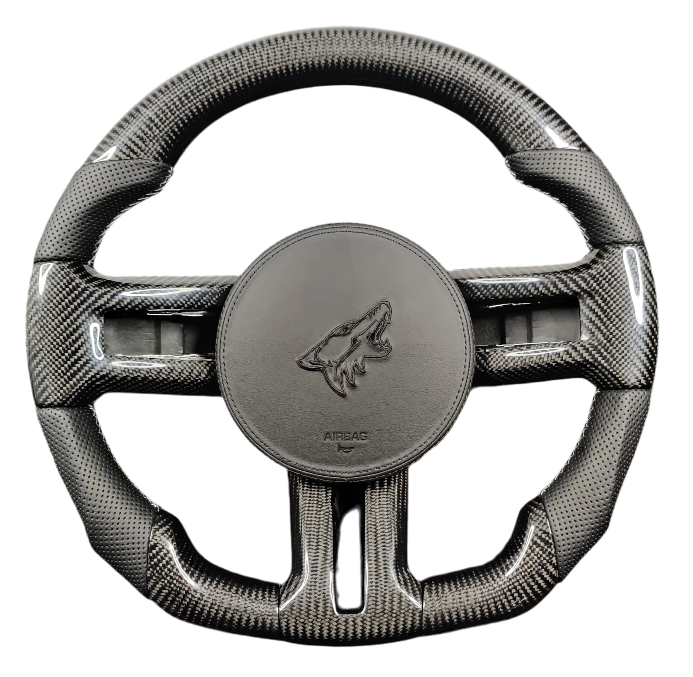 2005-2014 Ford Mustang Carbon Fiber Steering Wheel - Image 8