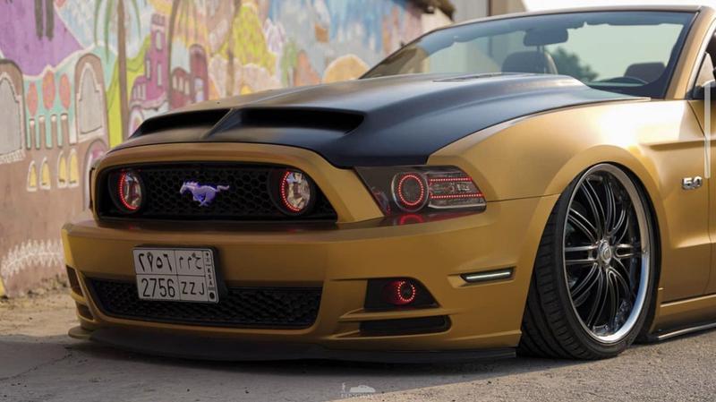 2010-2014 Ford Mustang RGBW Flow Series LED DRL Halo Prebuilt Headlights - Image 21