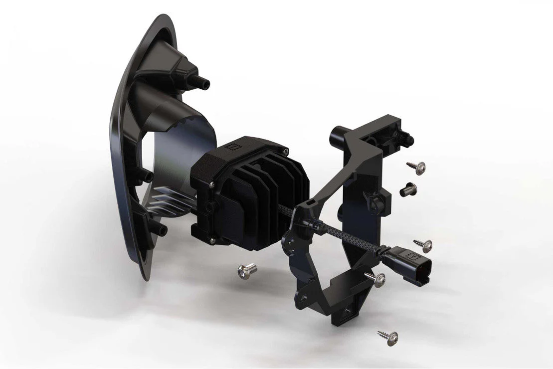 2010-2018 Dodge Ram HD 2500 3500 4Banger LED Fog Light Pod Assemblies - Image 5