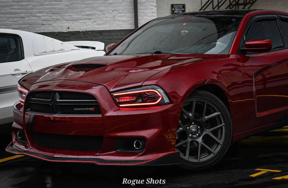 2011-2014 Dodge Charger RGBW Flow Series LED DRL Projector Headlights - Image 18