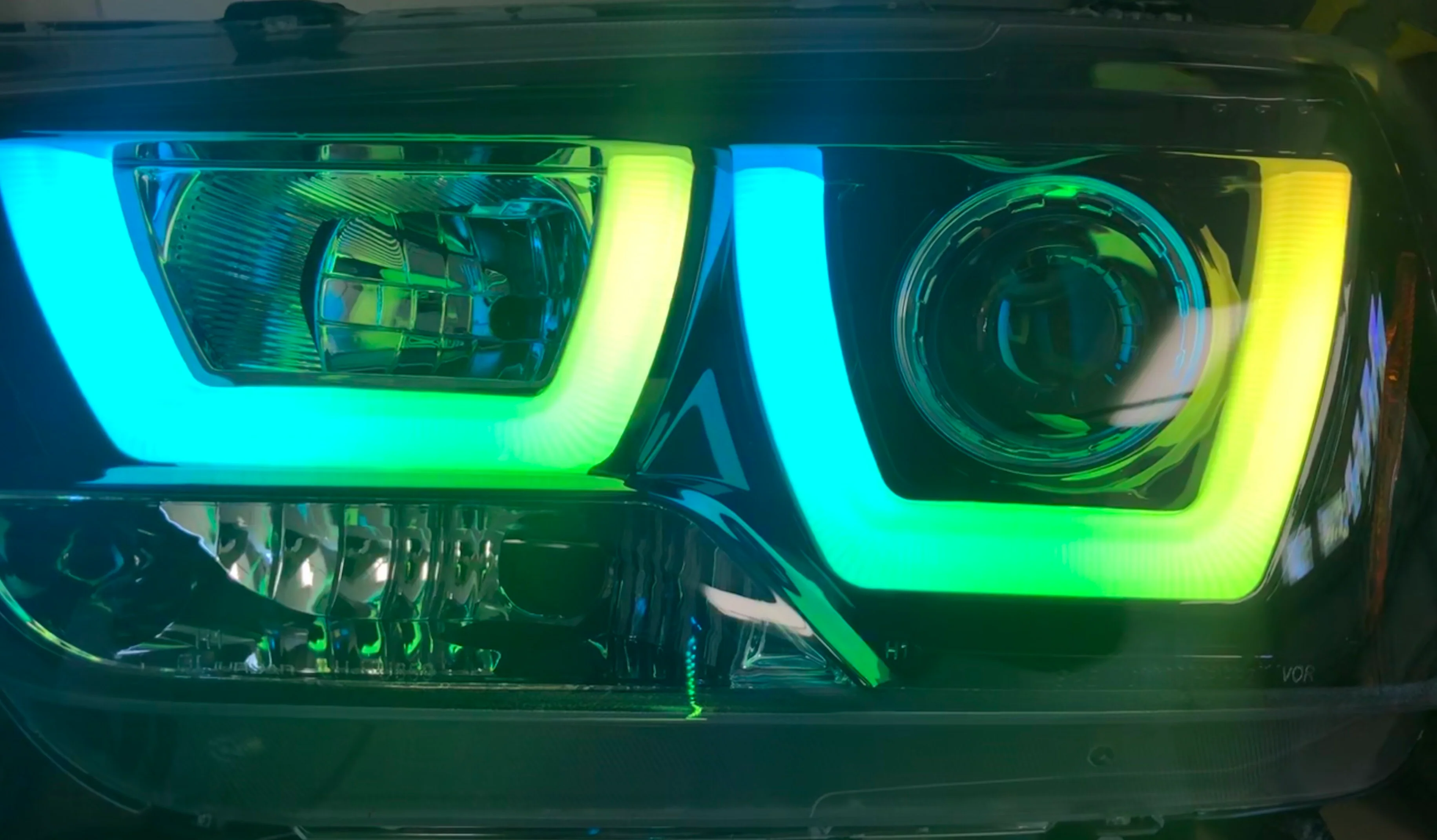 2011-2014 Dodge Charger Spec-D RGBW Flow Series LED DRL Boards - Image 15