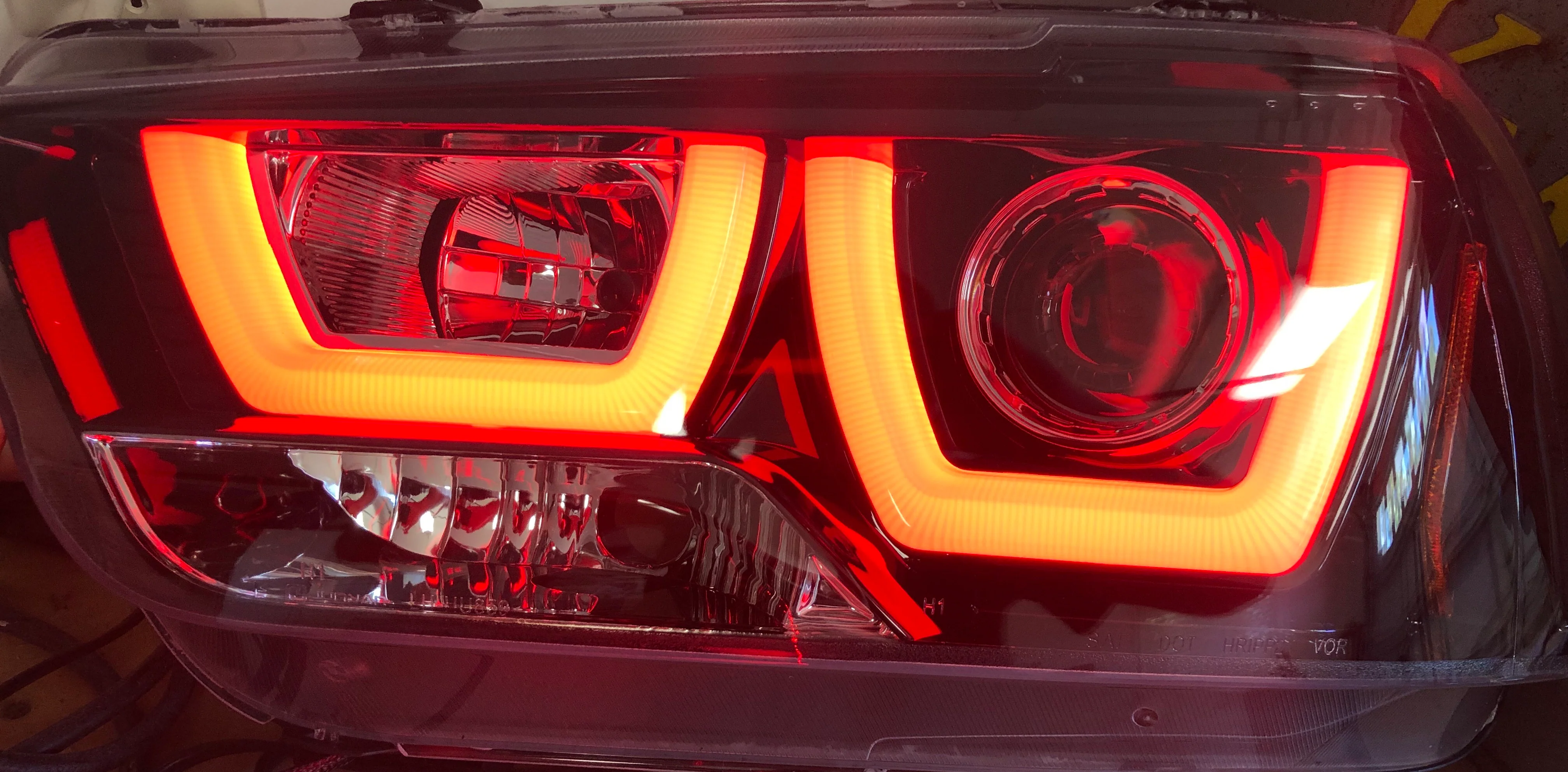 2011-2014 Dodge Charger Spec-D RGBW Flow Series LED DRL Boards - Image 16
