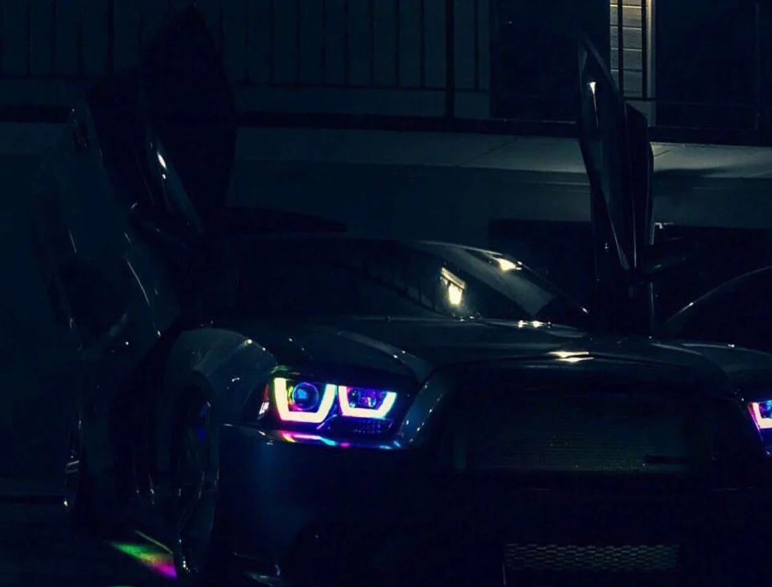 2011-2014 Dodge Charger Spec-D RGBW Flow Series LED DRL Boards - Image 4