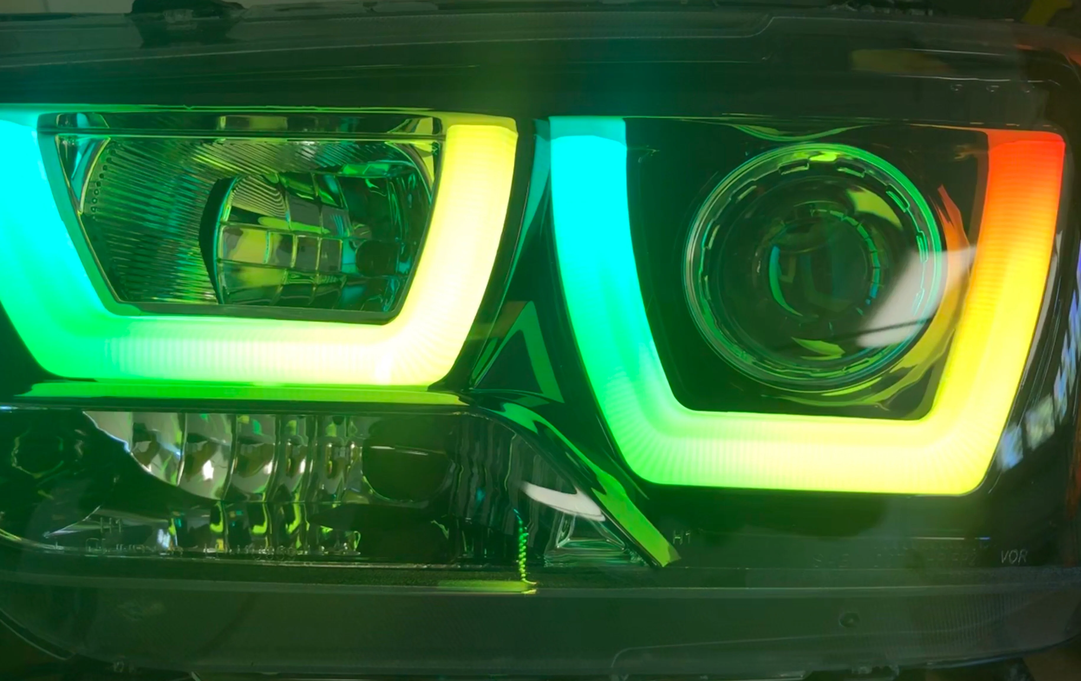 2011-2014 Dodge Charger Spec-D RGBW Flow Series LED DRL Boards - Image 8