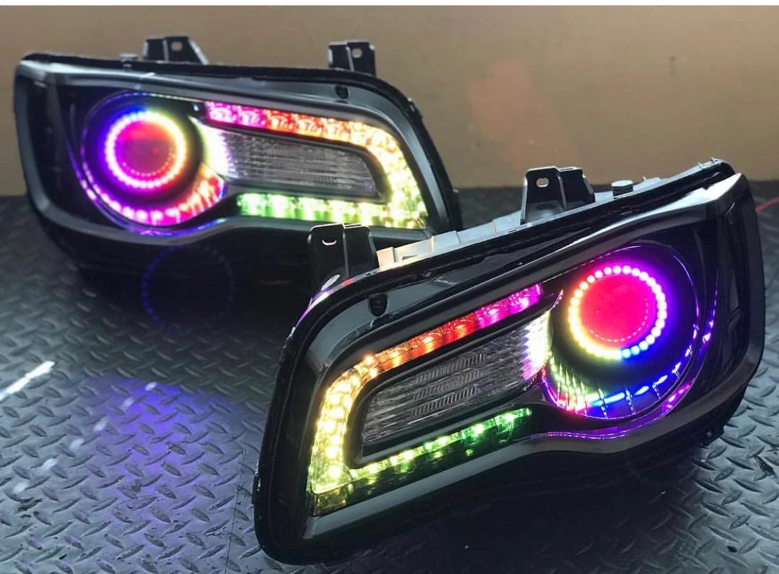 2011-2023 Chrysler 300 RGBW Flow Series LED DRL Boards - Image 6