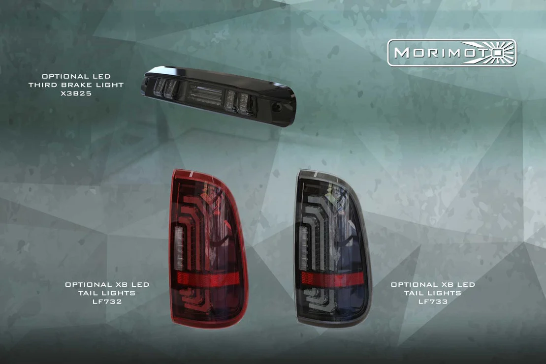 2011-2016 Ford Super Duty F250 White Amber XB LED DRL Projector Headlights - Image 10