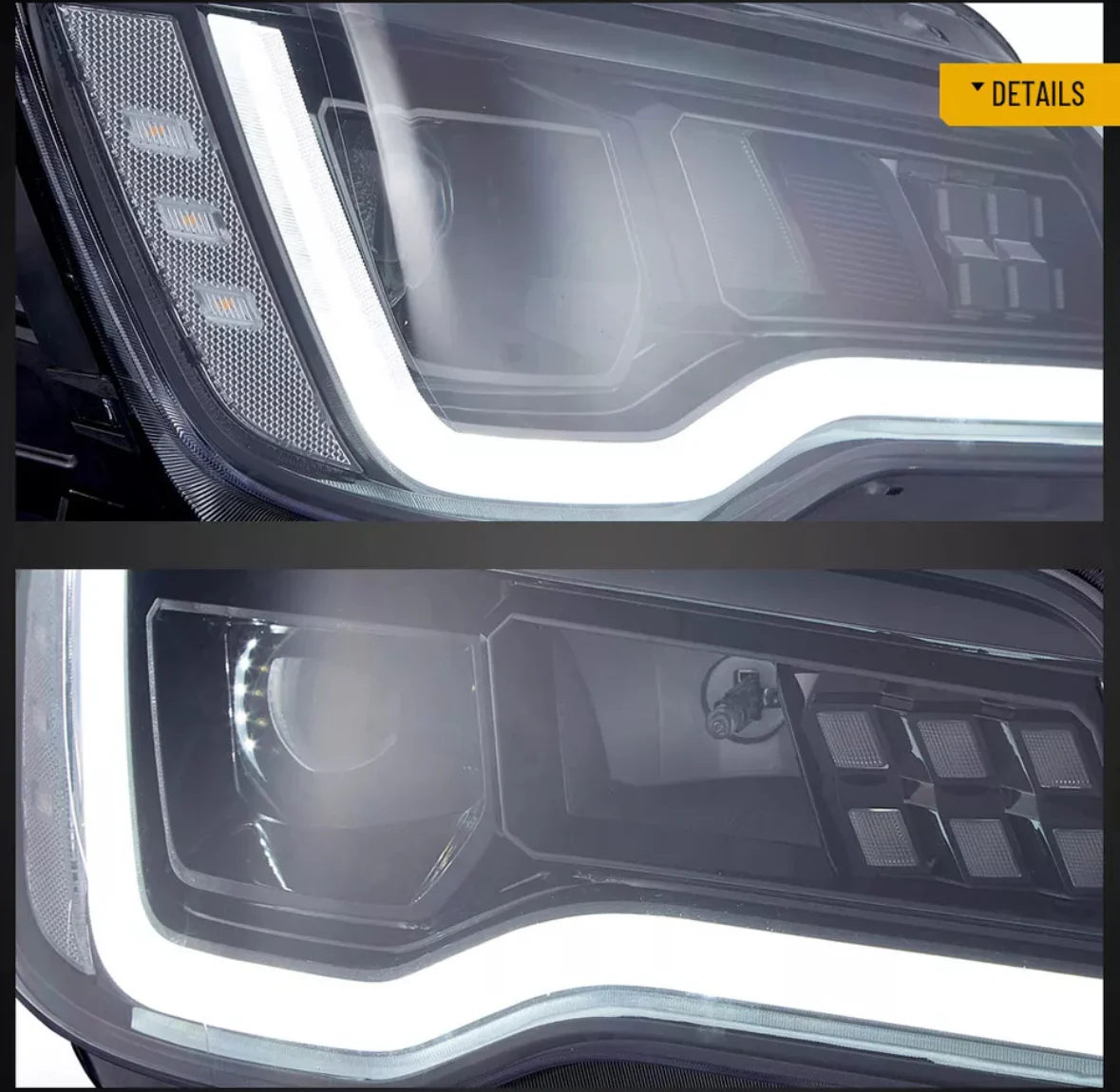 2011-2023 Chrysler 300 RGBW Flow Series LED DRL Prebuilt Headlights - Image 4