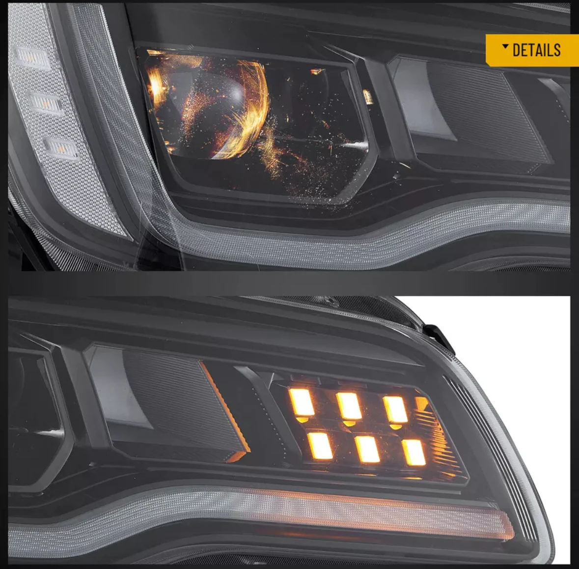 2011-2023 Chrysler 300 RGBW Flow Series LED DRL Prebuilt Headlights - Image 5