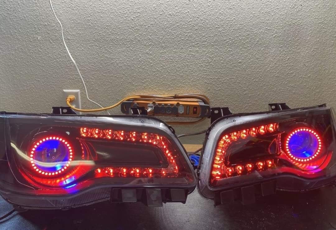 2011-2023 Chrysler 300 RGBW Flow Series LED Halo DRL Prebuilt Headlights - Image 18