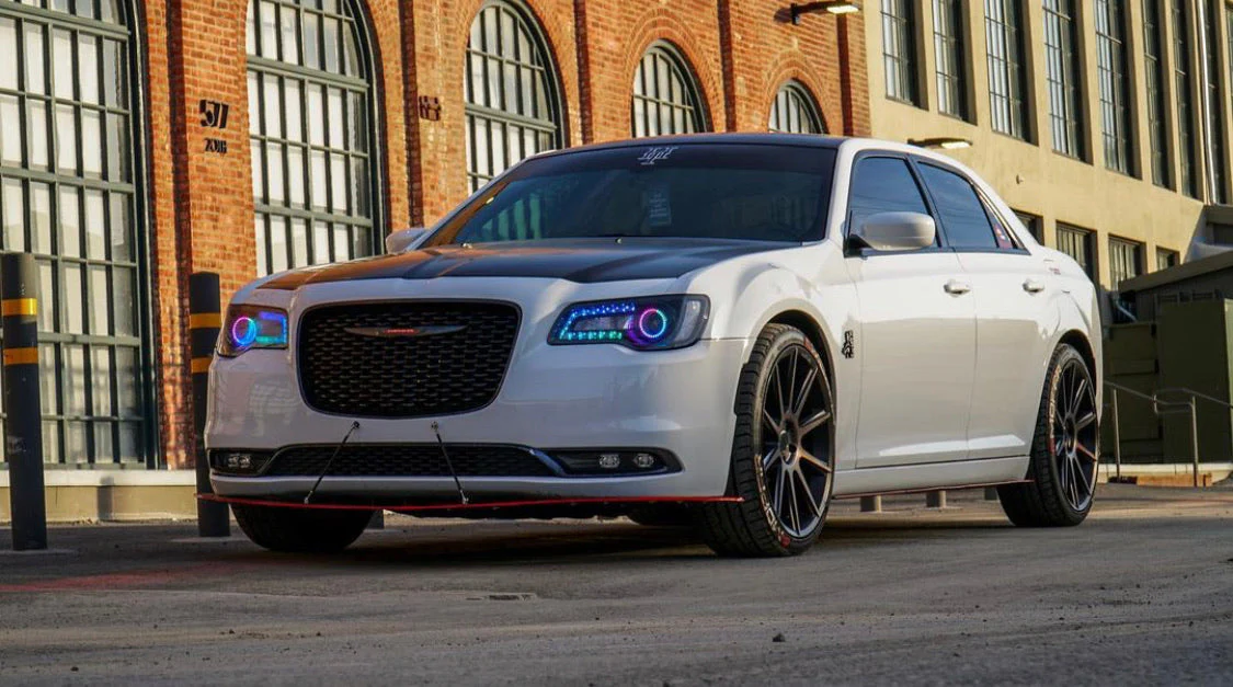 2011-2023 Chrysler 300 RGBW Flow Series LED Halo DRL Prebuilt Headlights - Image 24