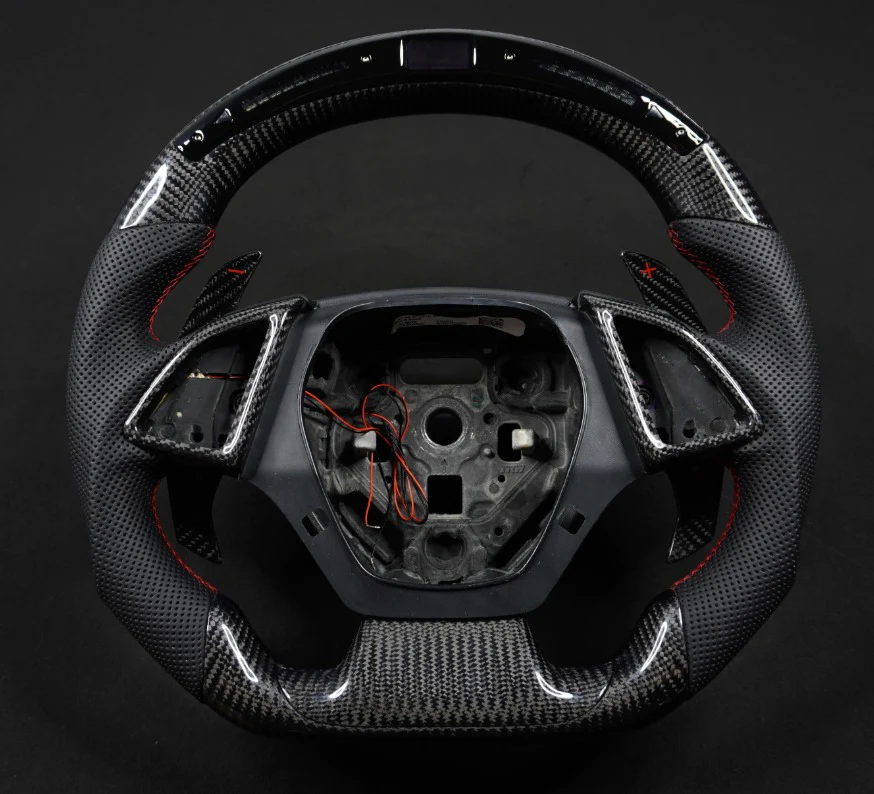 2016-2024 Chevrolet Camaro Custom Carbon Fiber Steering Wheel - Image 21