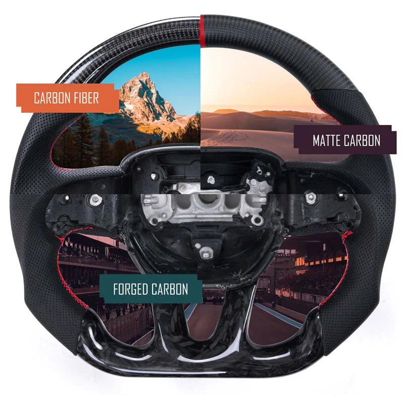 2016-2024 Chevrolet Camaro Custom Carbon Fiber Steering Wheel - Image 46