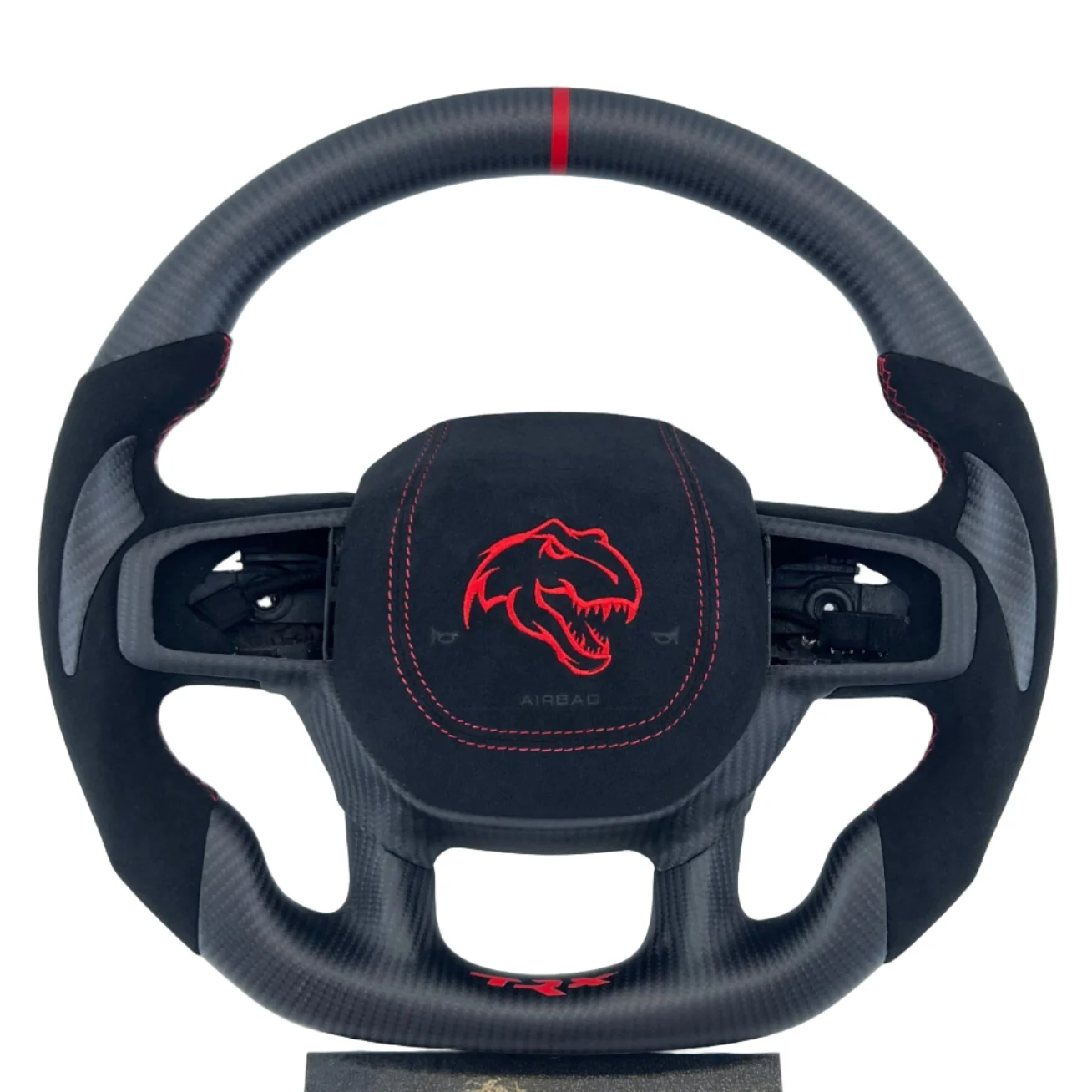 2021-2026+ Ram TRX 1500 Custom Carbon Fiber Steering Wheel - Image 7