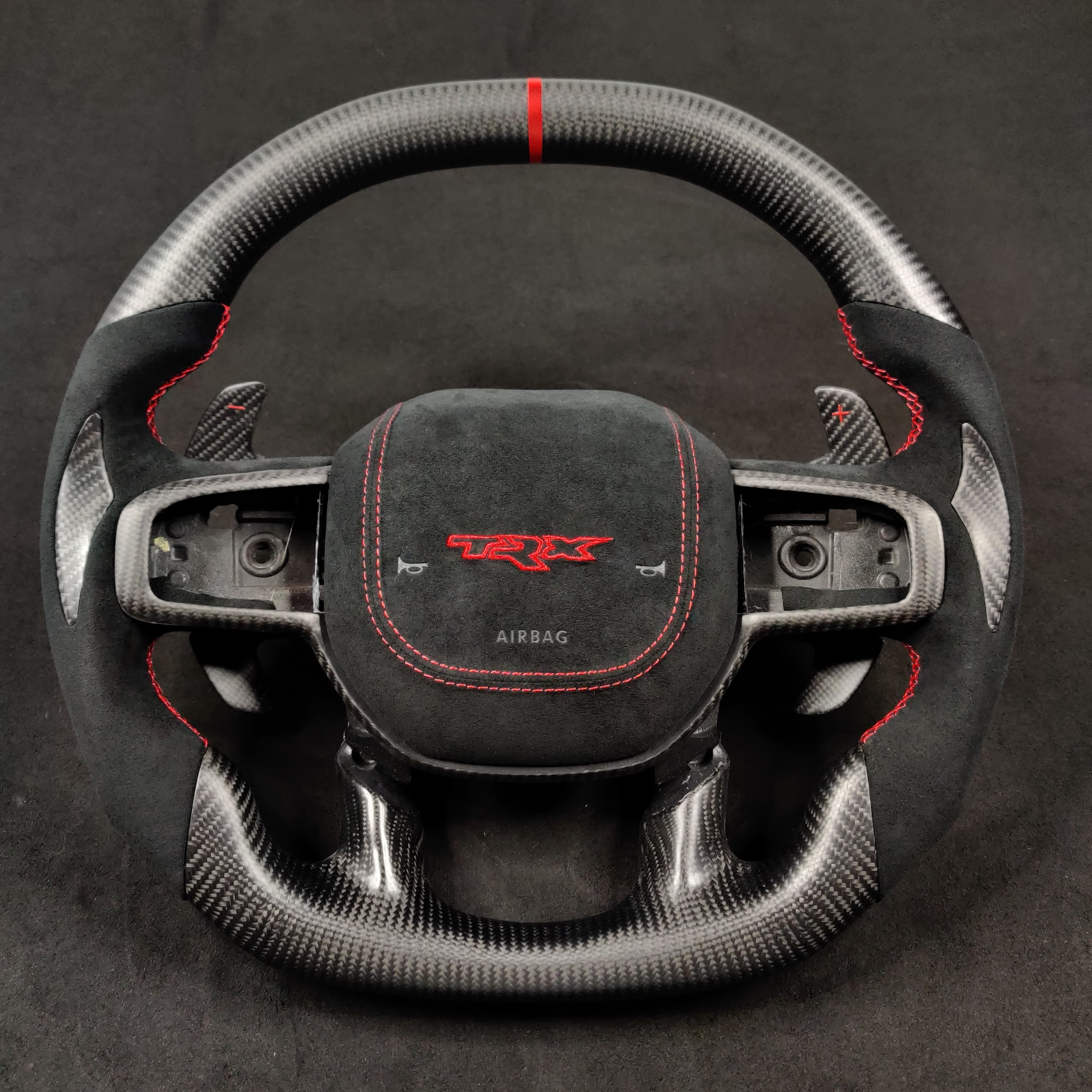 2021-2026+ Ram TRX 1500 Custom Carbon Fiber Steering Wheel - Image 15