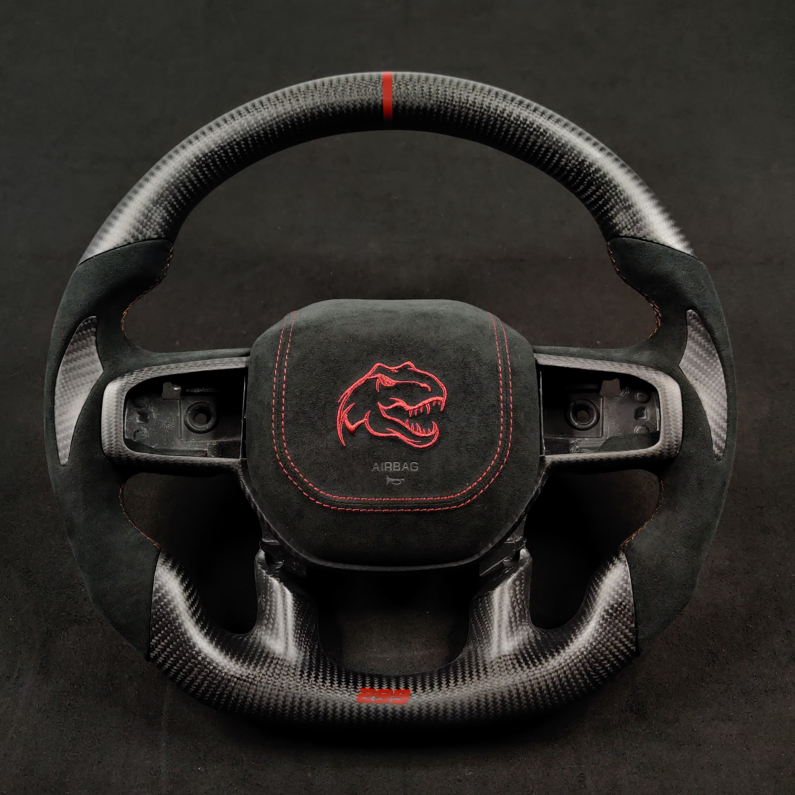 2021-2026+ Ram TRX 1500 Custom Carbon Fiber Steering Wheel - Image 18