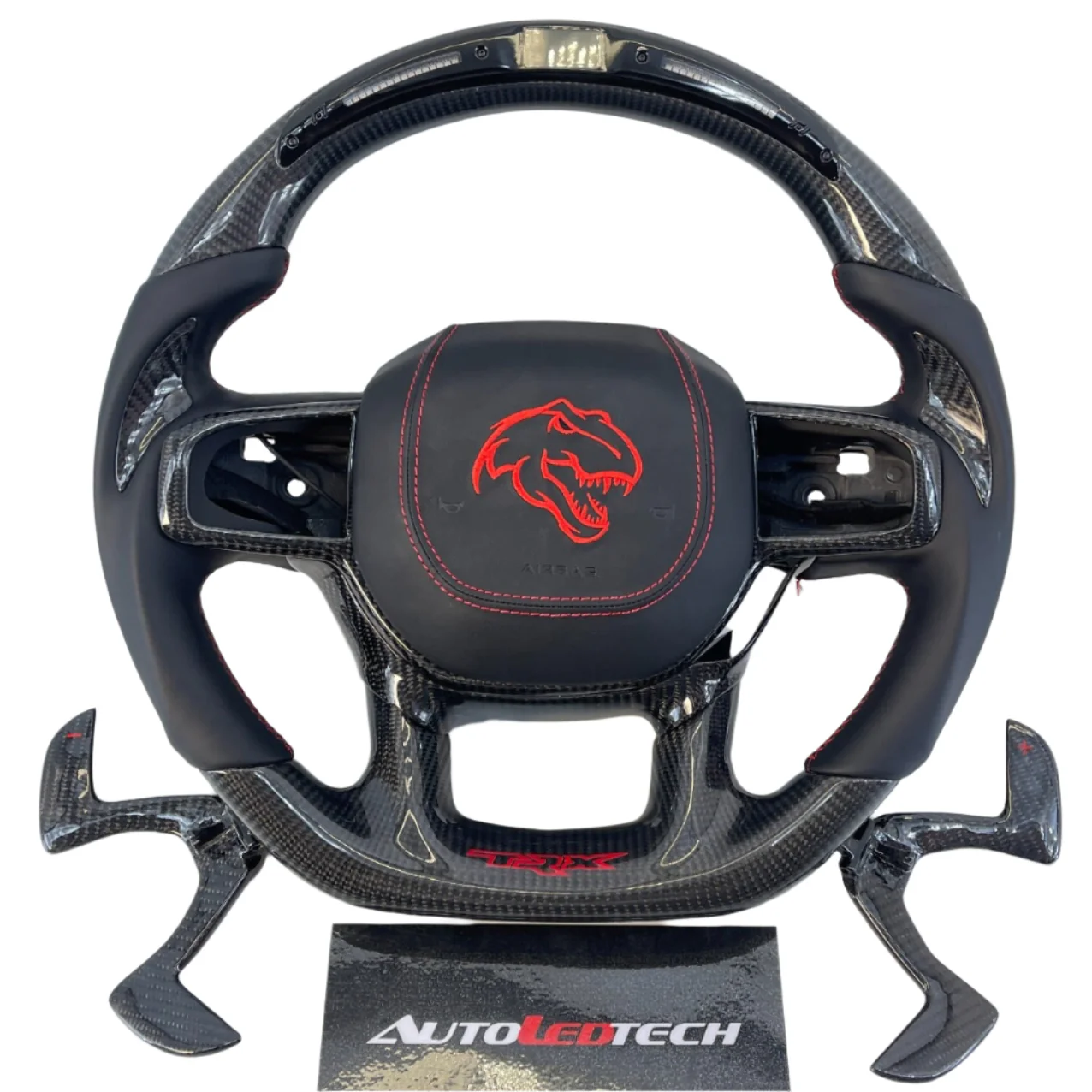 2021-2026+ Ram TRX 1500 Custom Carbon Fiber Steering Wheel - Image 19