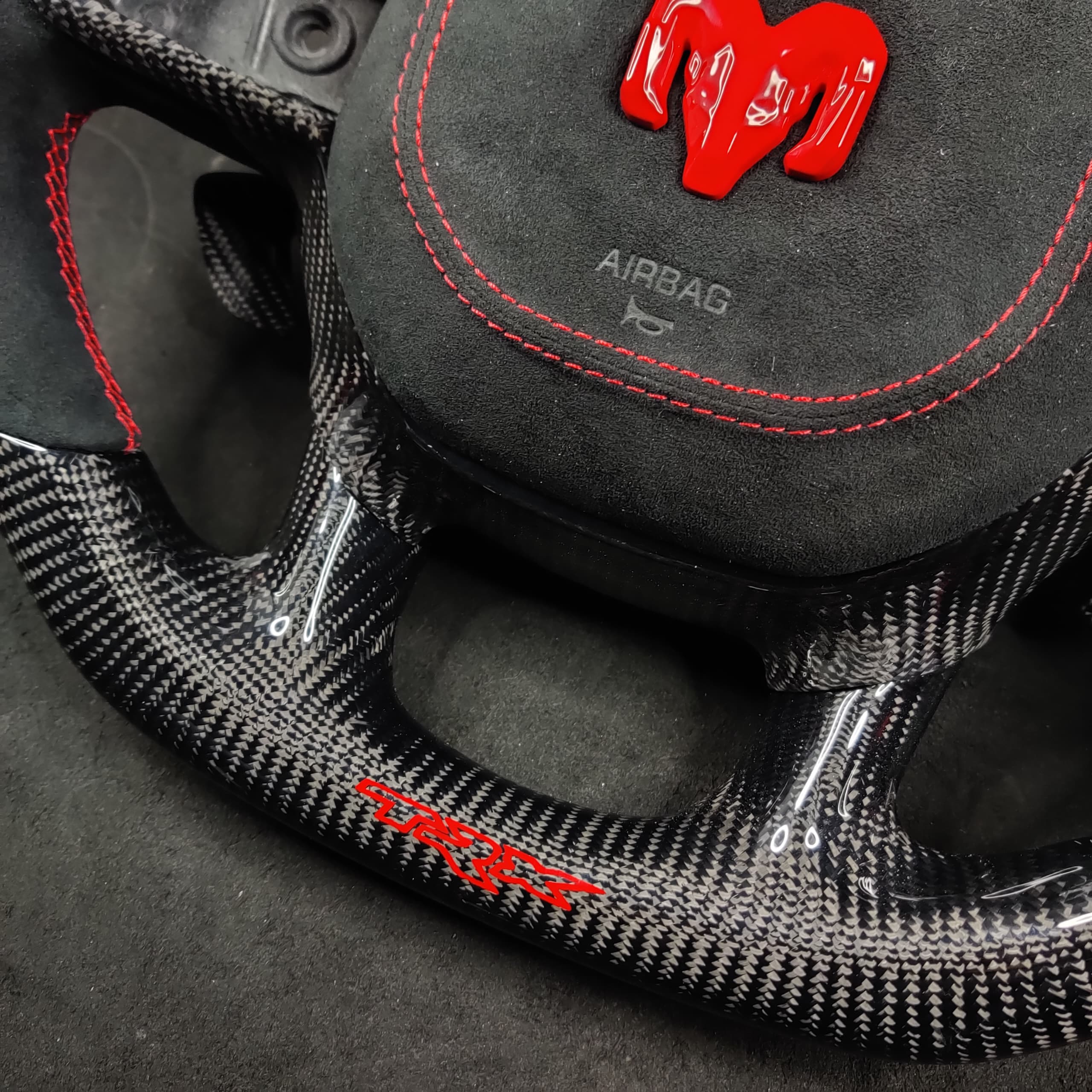 2021-2026+ Ram TRX 1500 Custom Carbon Fiber Steering Wheel - Image 22