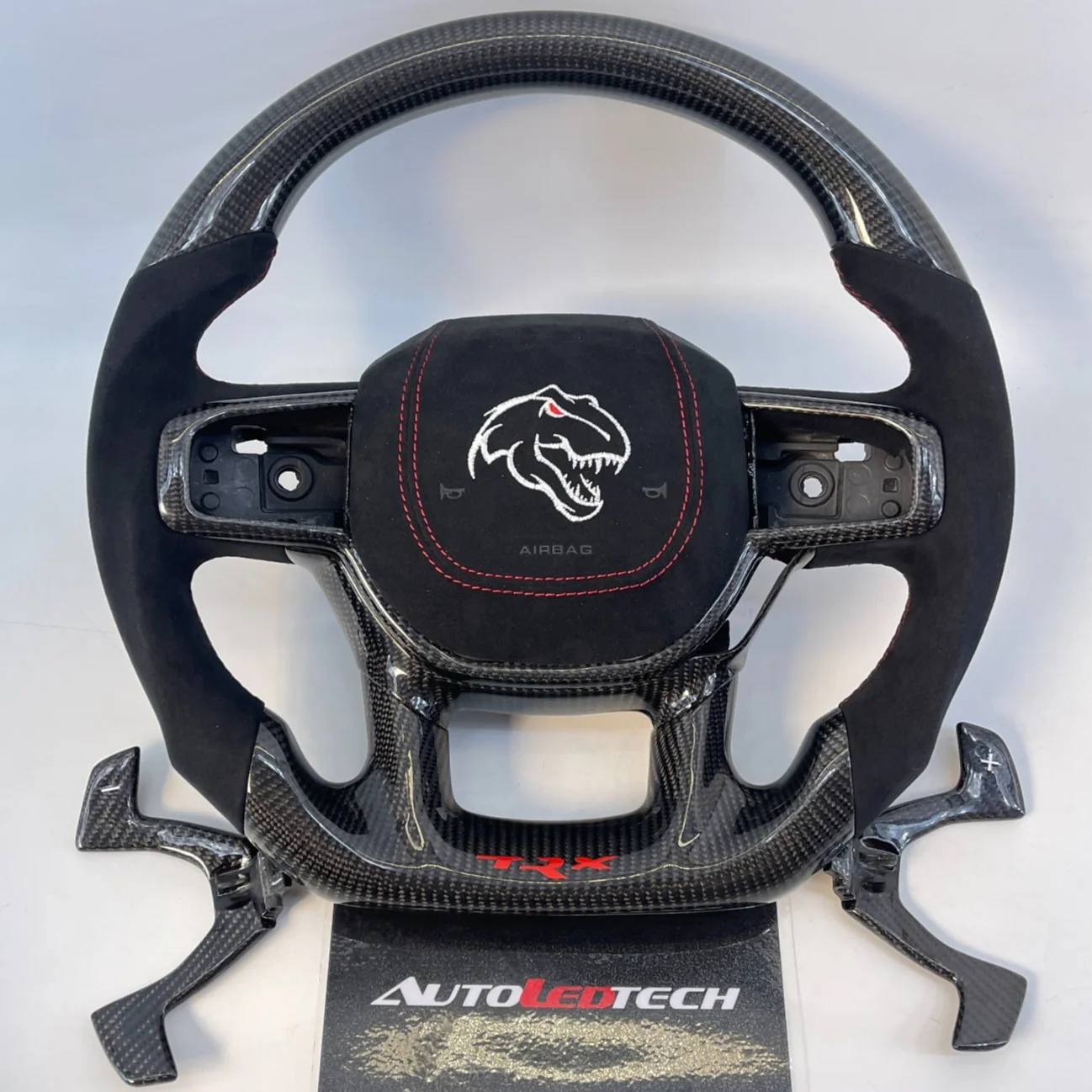 2021-2026+ Ram TRX 1500 Custom Carbon Fiber Steering Wheel - Image 25