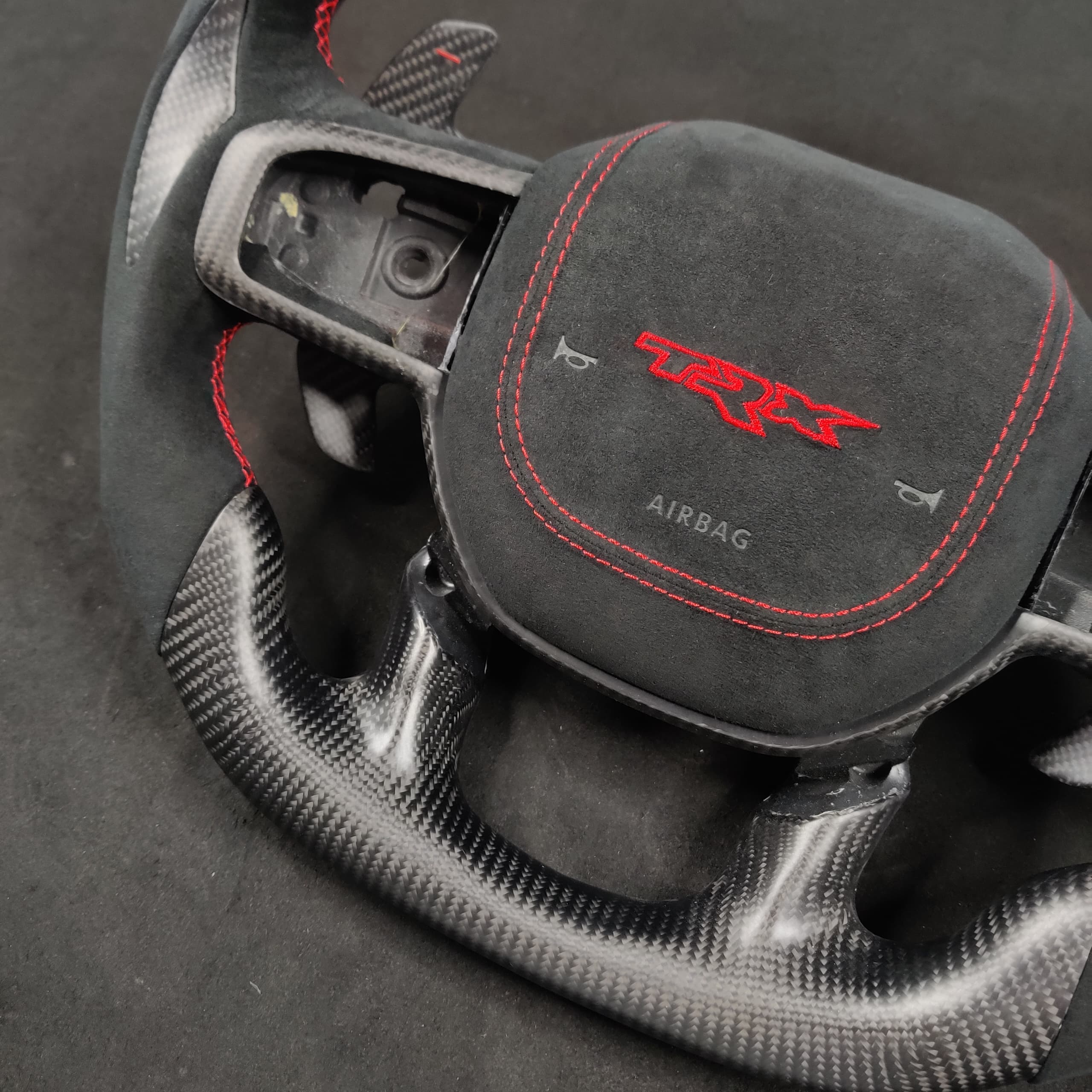 2021-2026+ Ram TRX 1500 Custom Carbon Fiber Steering Wheel - Image 27