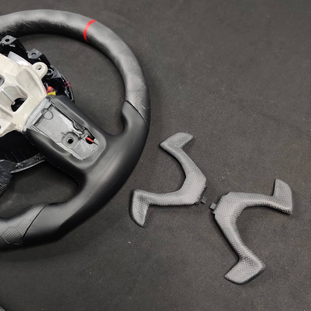 2021-2026+ Ram TRX 1500 Custom Carbon Fiber Steering Wheel - Image 41