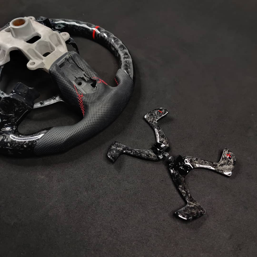 2021-2026+ Ram TRX 1500 Custom Carbon Fiber Steering Wheel - Image 42