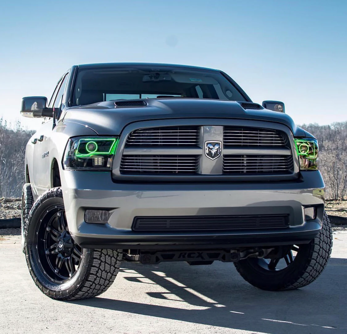 2013-2018 Dodge Ram 1500 2500 RGBW Flow Series LED Halo Kit (Outline) - Image 5