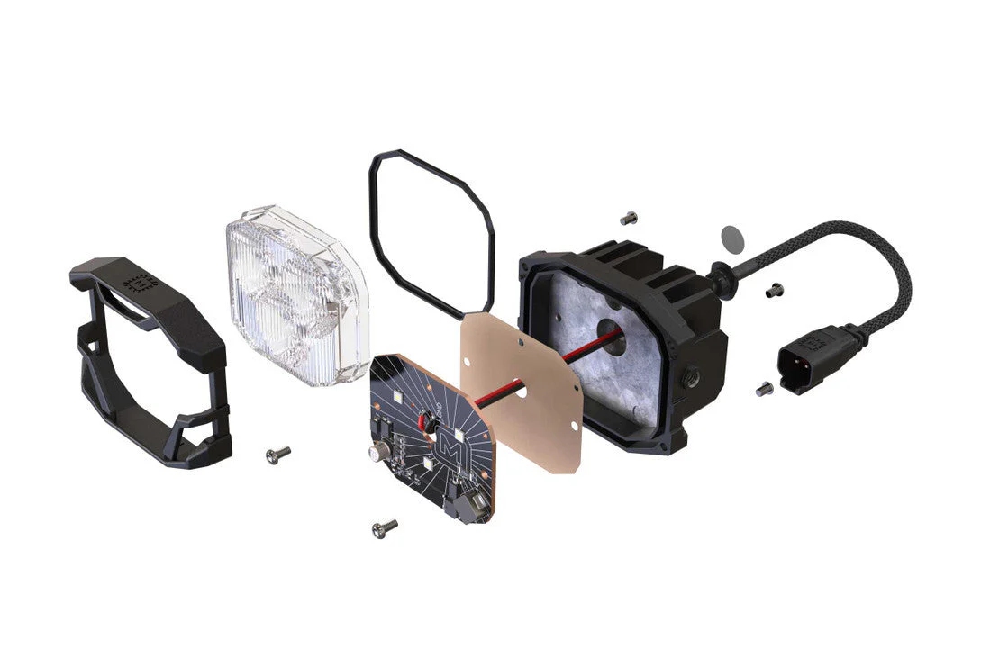 2013-2018 Dodge Ram 1500 4Banger LED Fog Light Pod Assemblies - Image 8