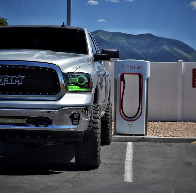 2013-2018 Dodge Ram 1500 2500 RGBW Flow Series LED DRL Boards - Image 4