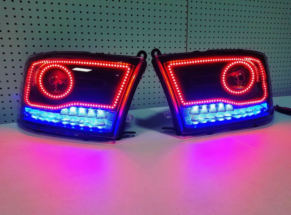 2013-2018 Dodge Ram 1500 2500 RGBW Flow Series LED DRL Boards - Image 8