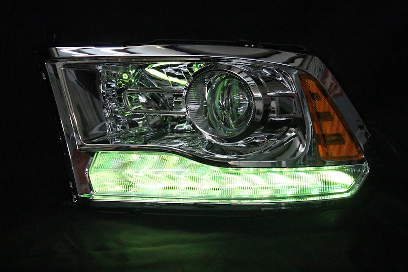 2013-2018 Dodge Ram 1500 2500 RGBW Flow Series LED DRL Boards - Image 9