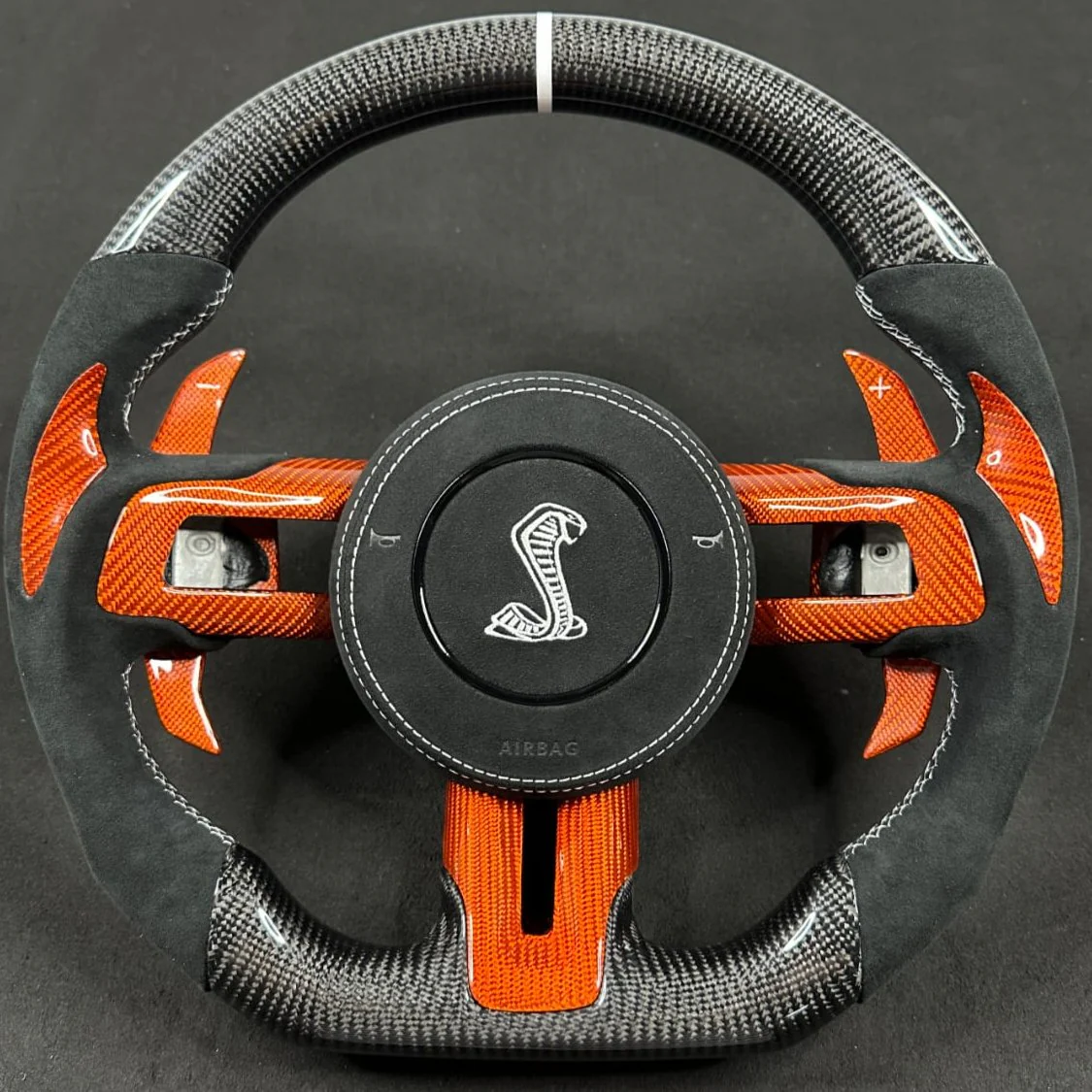 2015-2023 Ford Mustang Carbon Fiber Steering Wheel - Image 35