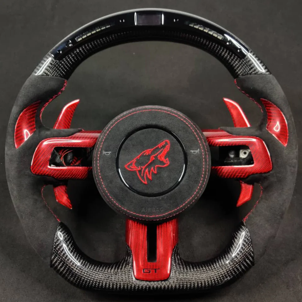 2015-2023 Ford Mustang Carbon Fiber Steering Wheel - Image 26