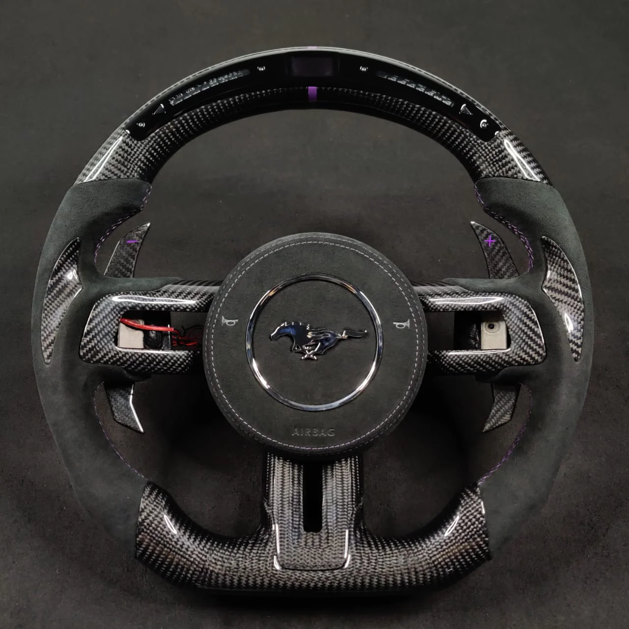 2015-2023 Ford Mustang Carbon Fiber Steering Wheel - Image 56