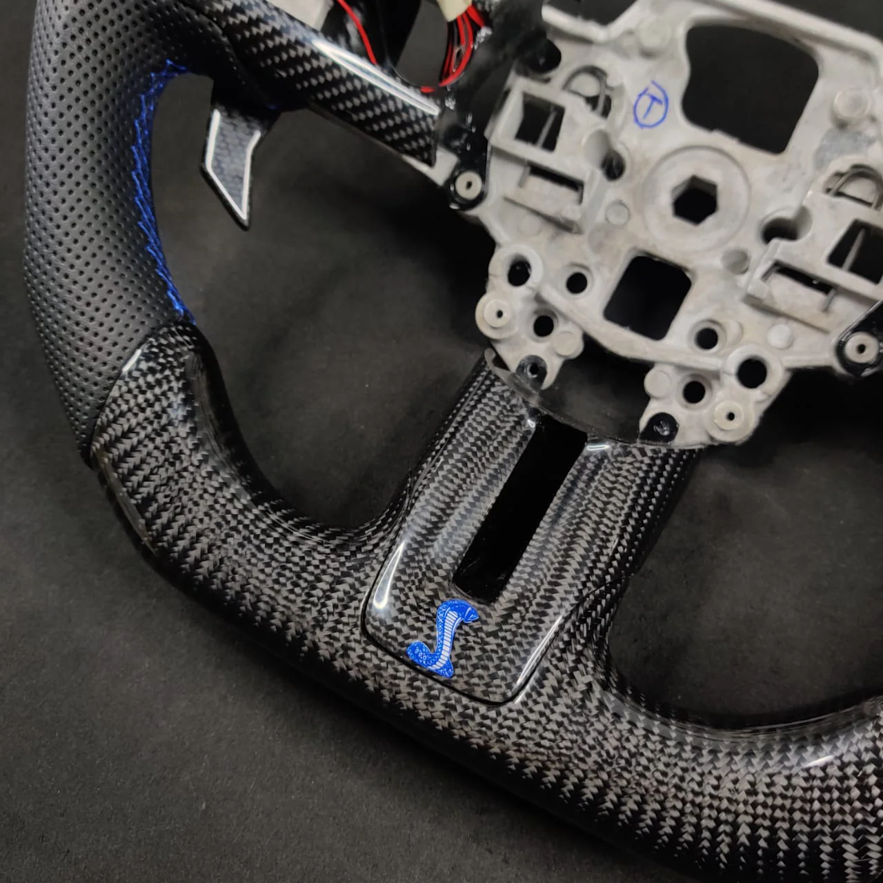 2015-2023 Ford Mustang Carbon Fiber Steering Wheel - Image 77