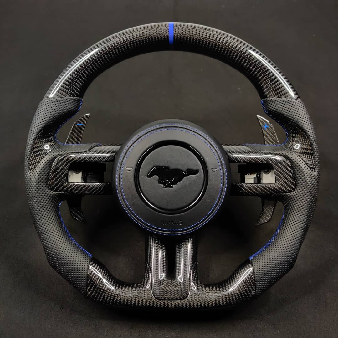 2015-2023 Ford Mustang Carbon Fiber Steering Wheel - Image 82