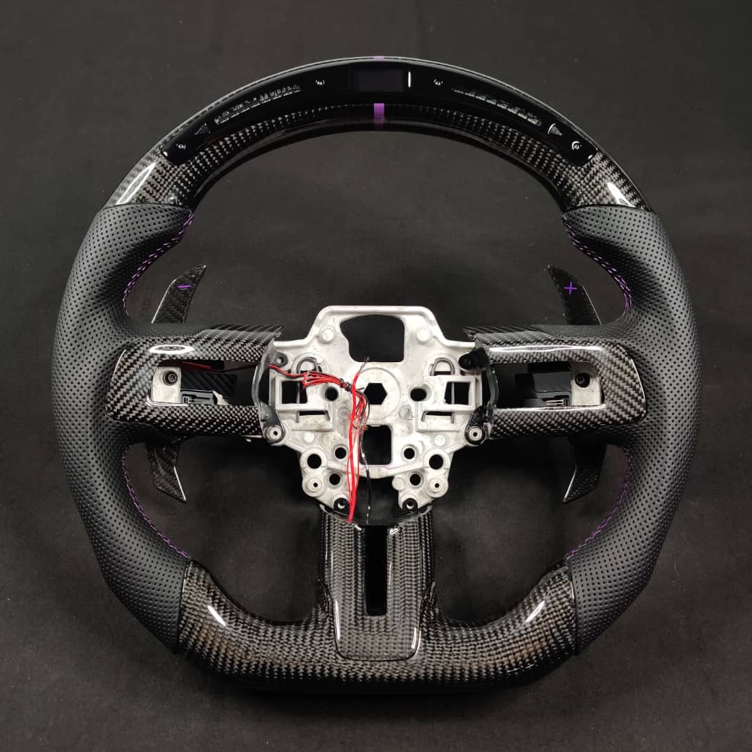 2015-2023 Ford Mustang Carbon Fiber Steering Wheel - Image 83