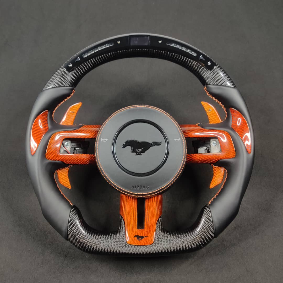 2015-2023 Ford Mustang Carbon Fiber Steering Wheel - Image 49