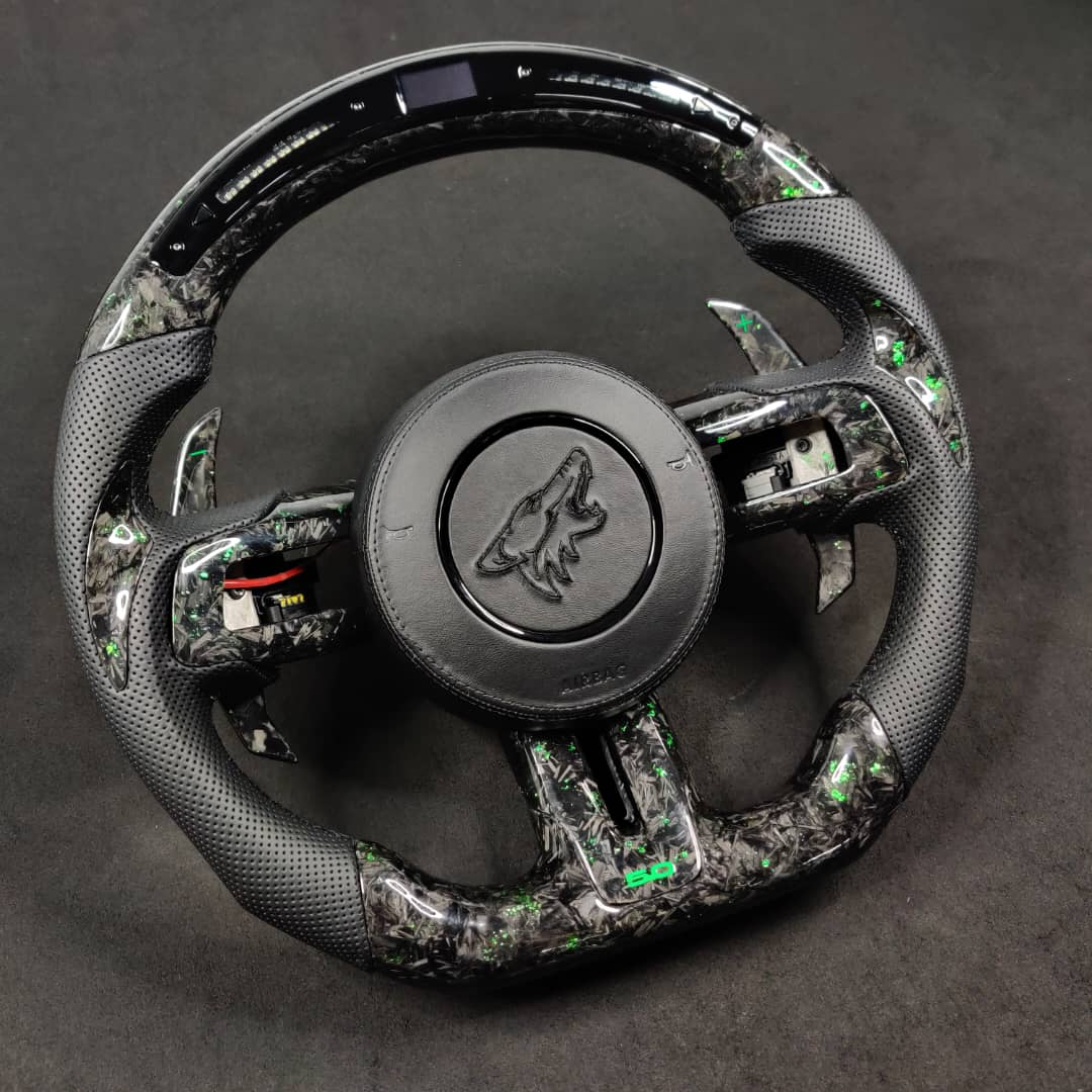 2015-2023 Ford Mustang Carbon Fiber Steering Wheel - Image 88