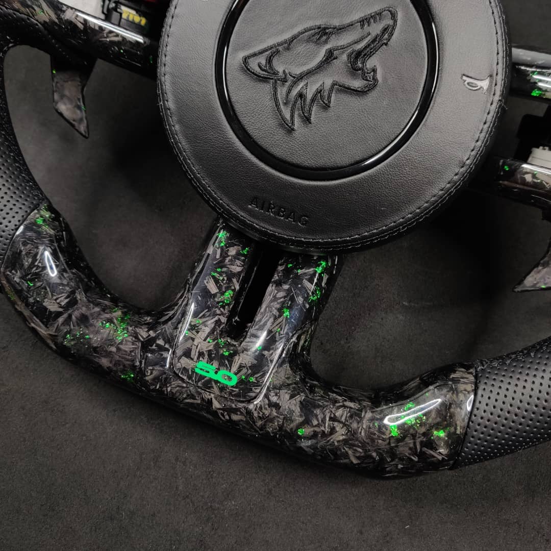 2015-2023 Ford Mustang Carbon Fiber Steering Wheel - Image 90