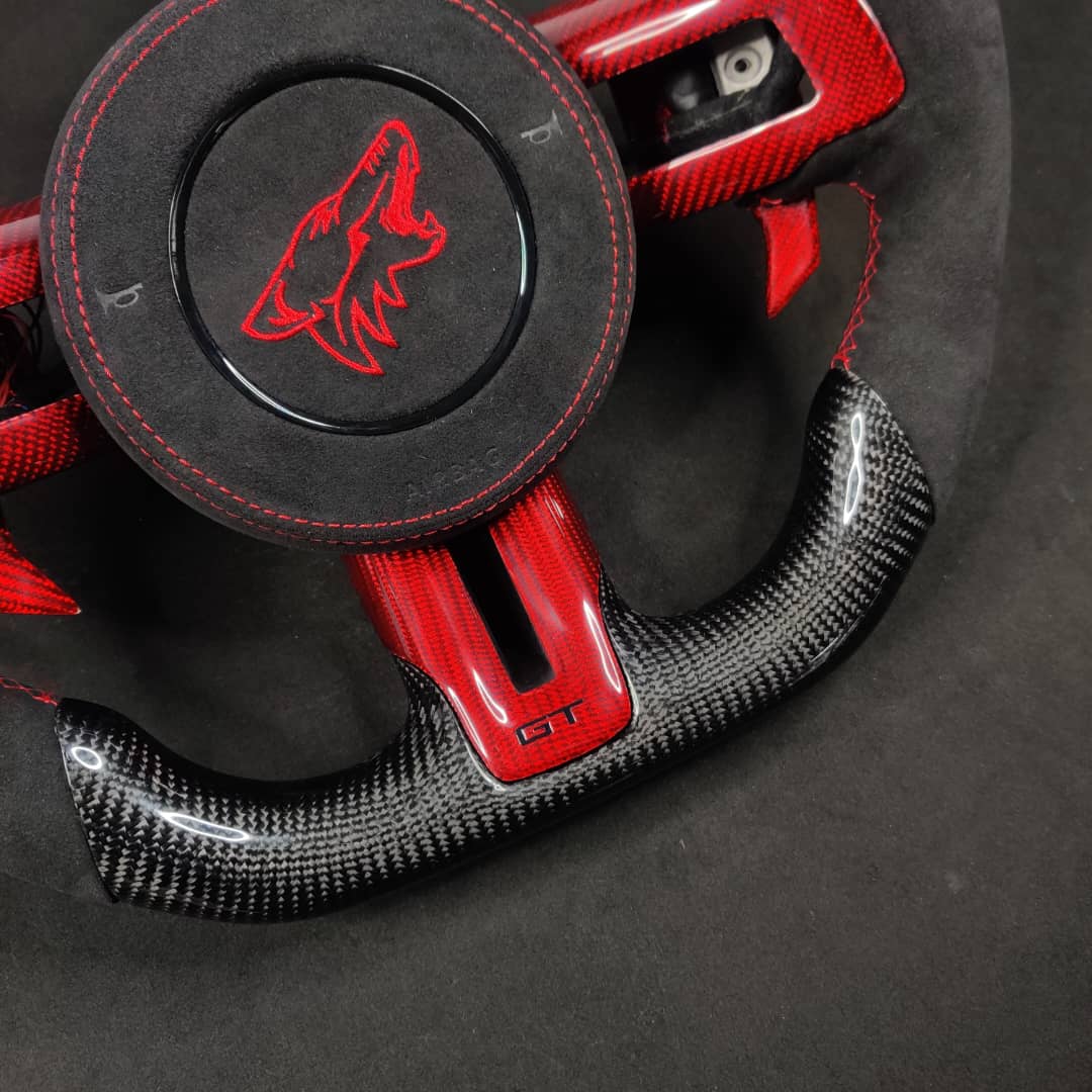 2015-2023 Ford Mustang Carbon Fiber Steering Wheel - Image 91
