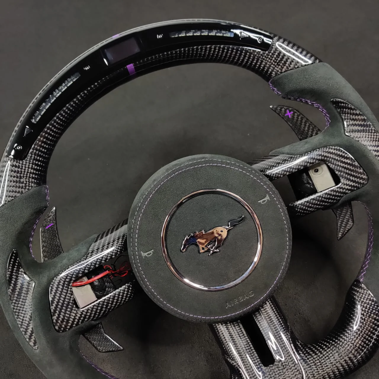 2015-2023 Ford Mustang Carbon Fiber Steering Wheel - Image 94