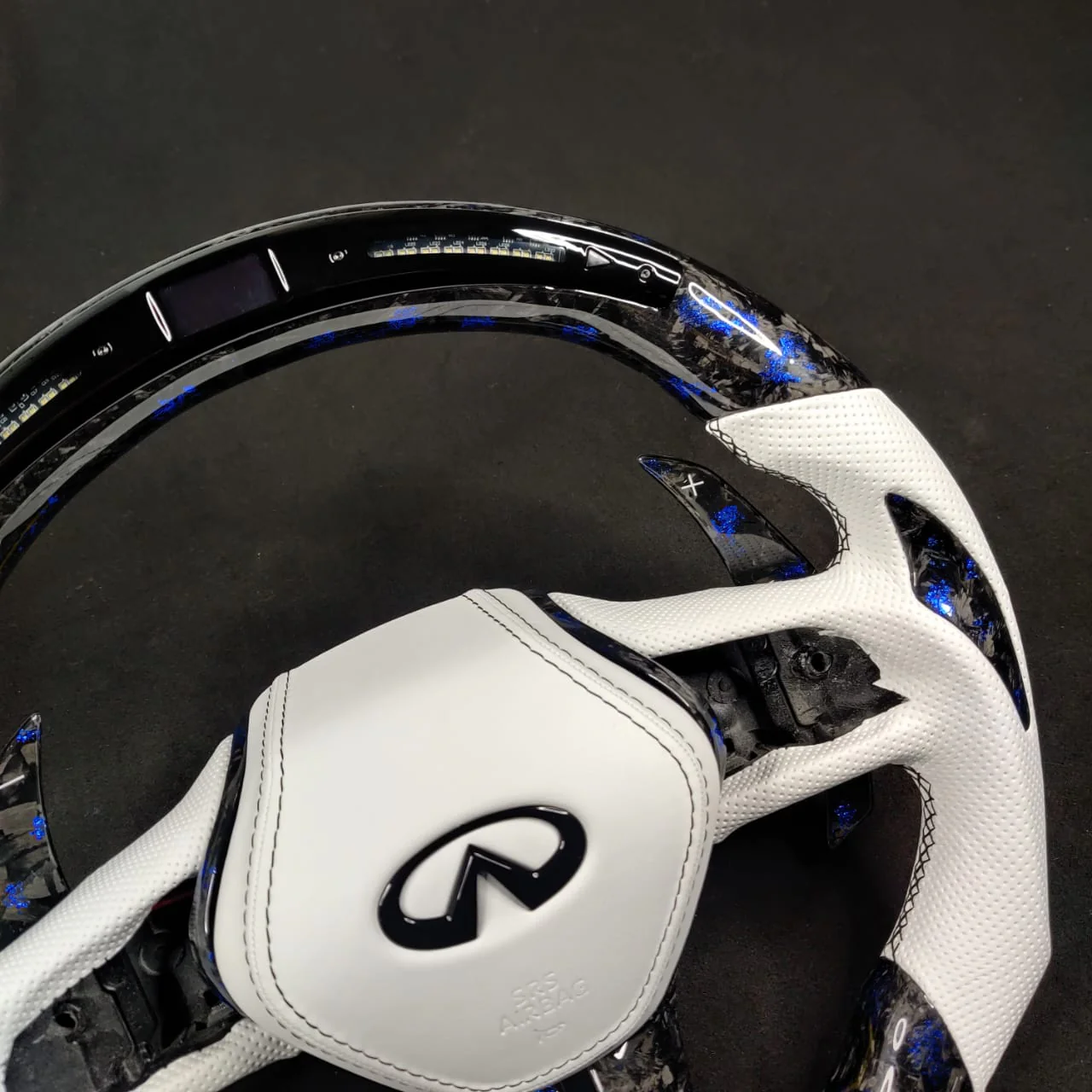 2013-2024 Infiniti Q50 Q60 Custom Carbon Fiber Steering Wheel - Image 35