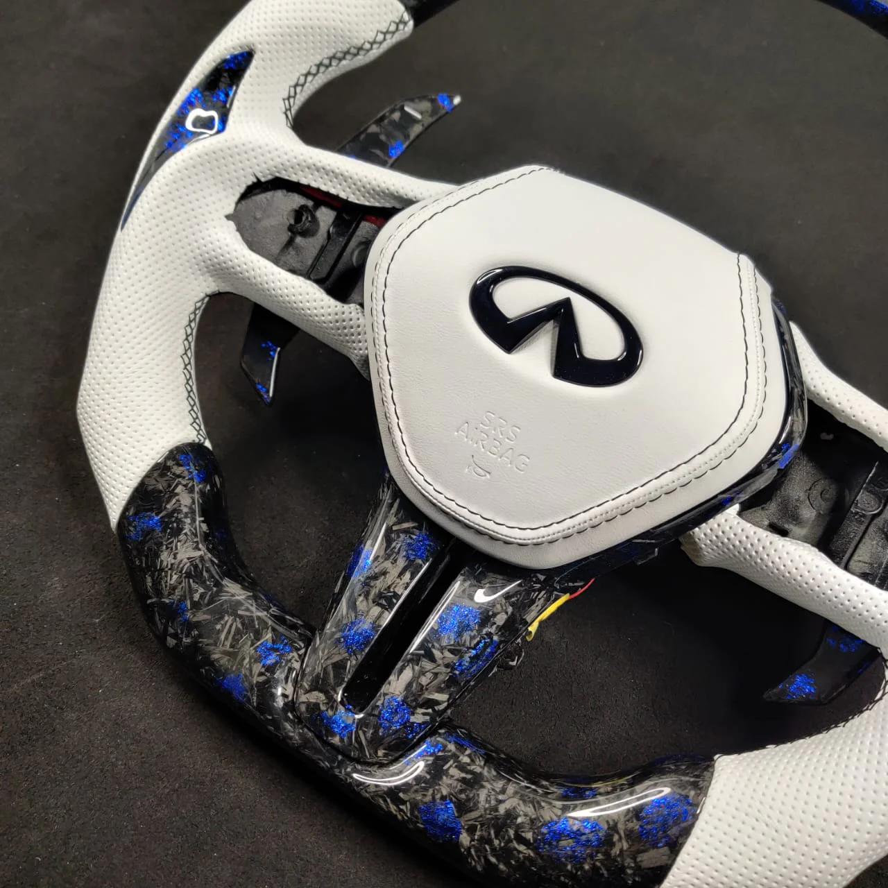 2013-2024 Infiniti Q50 Q60 Custom Carbon Fiber Steering Wheel - Image 37